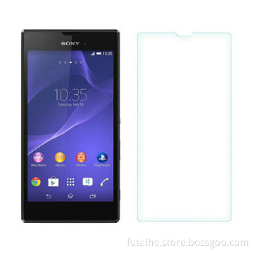 Clear tempered glass screen protector for Sony Xperia T3New